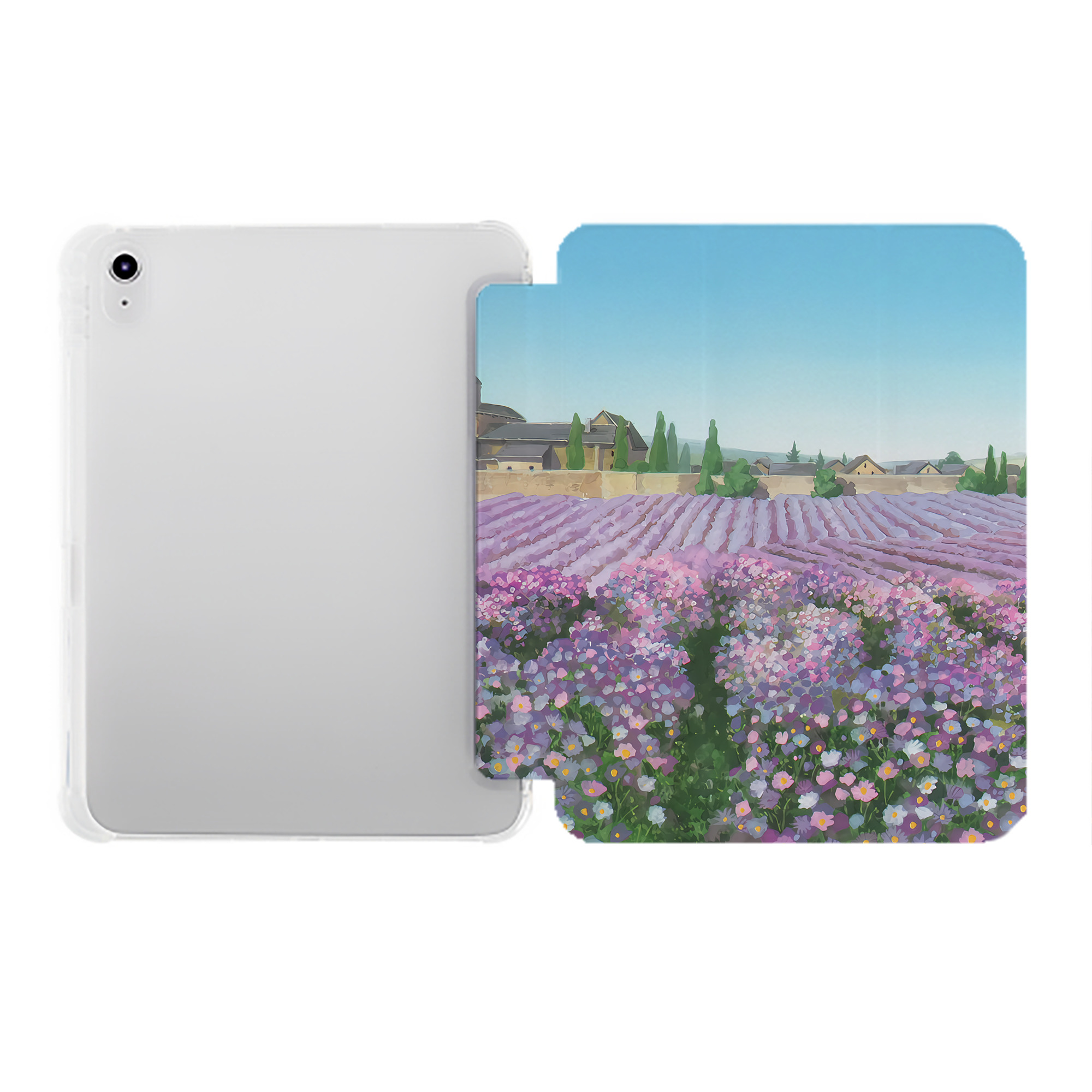 （画像用） 葬送のフリーレン Frieren IPad ケース ペン収納付き 三つ折りスタンド PUレザー×シリコン 対応機種9.5/10.5/10.9インチ